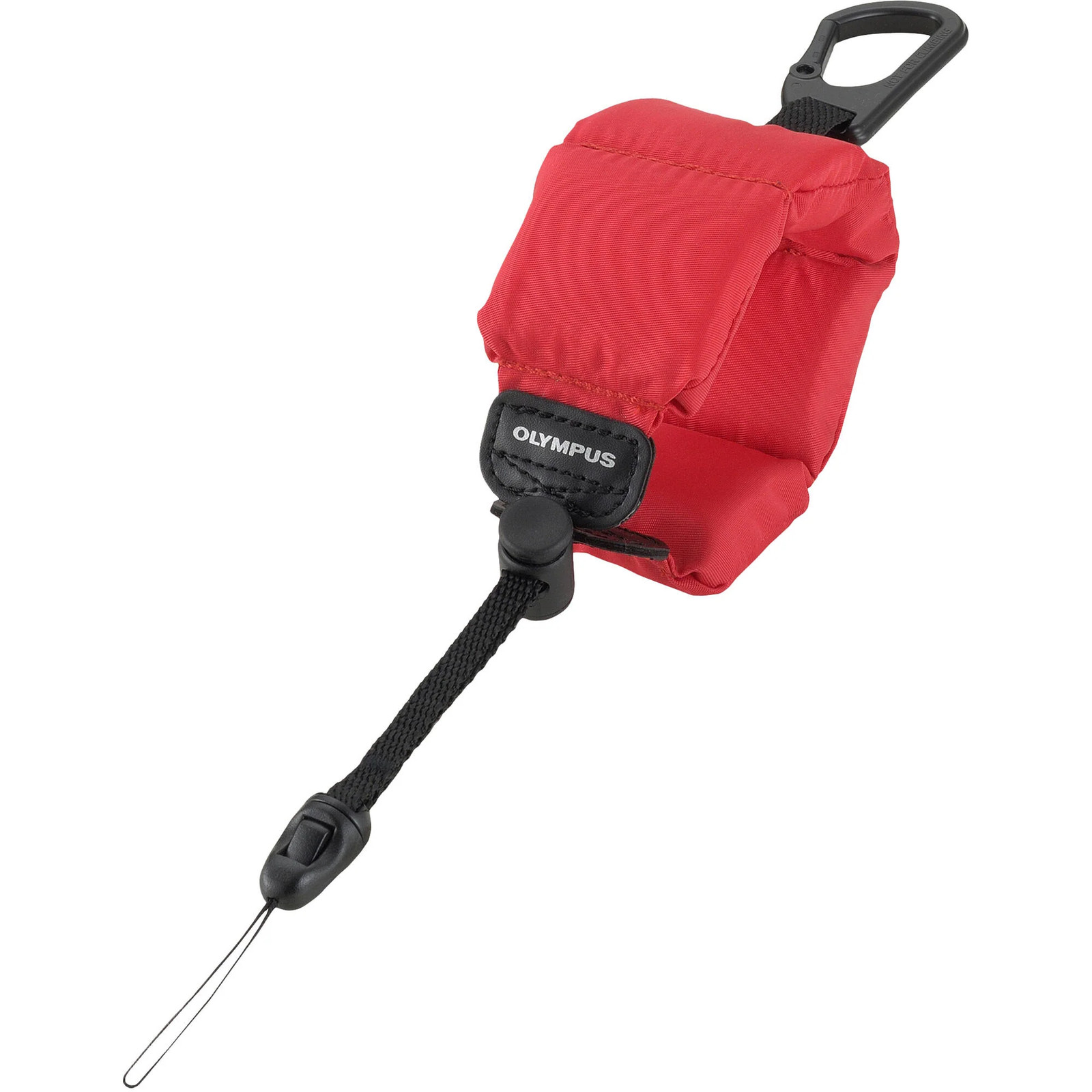 OM System CHS-09 Floating Camera Strap Red With Accessory Lug Rings