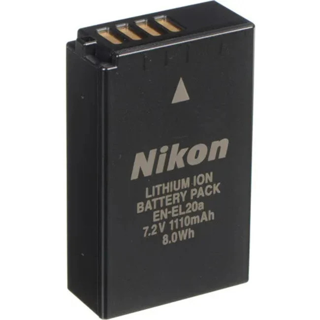Nikon EN-EL20a Battery VFB11601 Li-Ion 1110 mAh For Nikon 1 Cameras