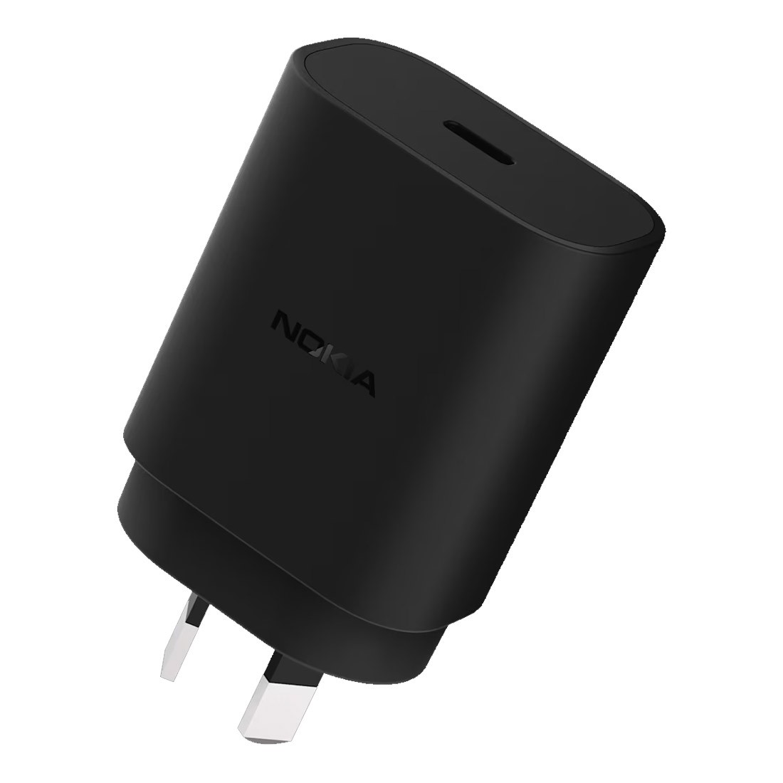 Nokia Fast 33W Wall Charger-Black USB Compatible Devices 12 Months