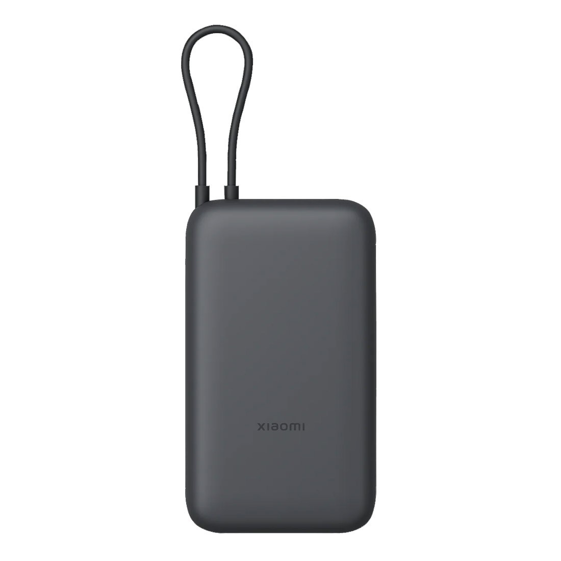 XIAOMI Power Bank 20000mAh Integrated Cable AU Version-Dark Gray PB2020MI Black
