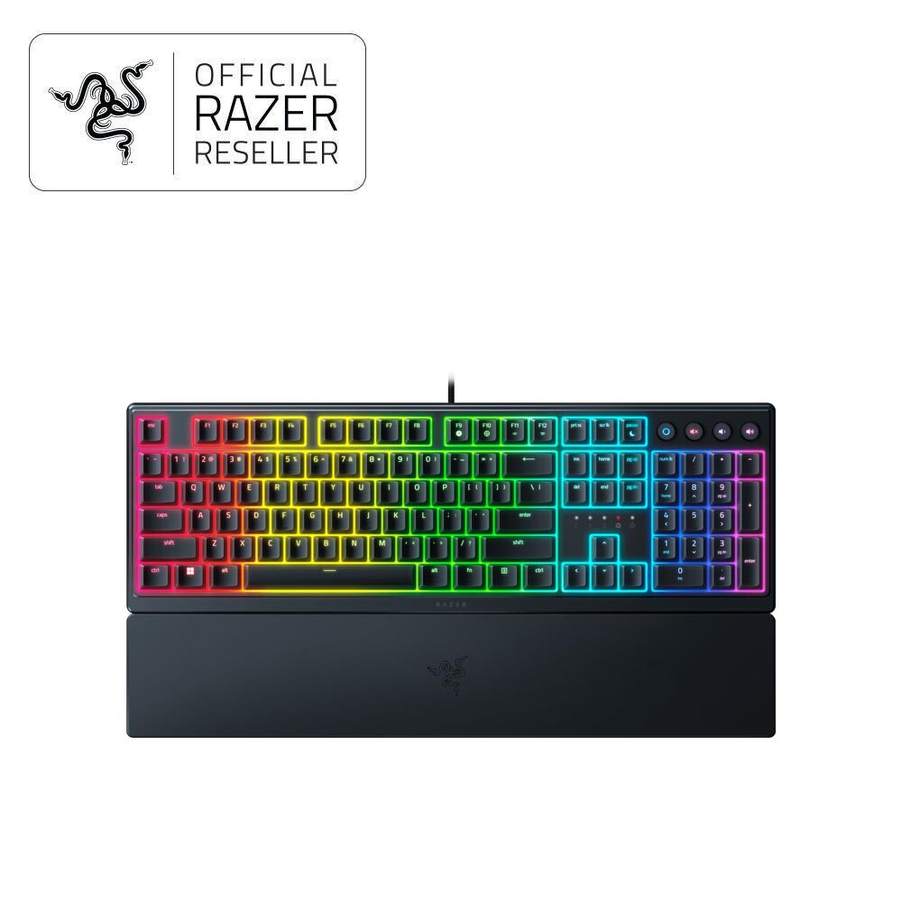 Razer Ornata V3 Low Profile RGB Mecha-Membrane Wired Gaming Keyboard