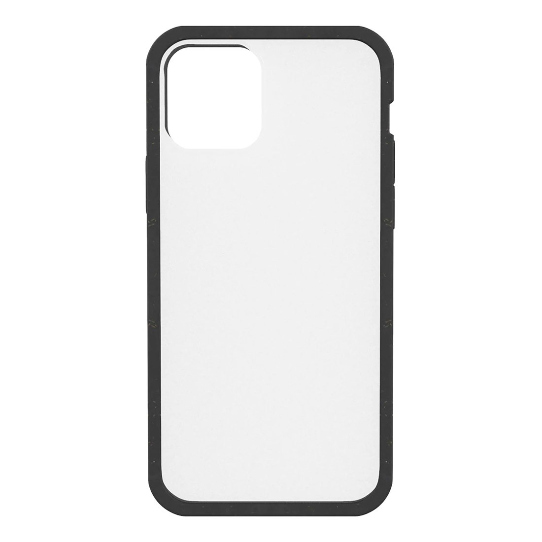 Pela Compostable Eco-Friendly Clear Back Case iPhone 12 / 12 Pro Black