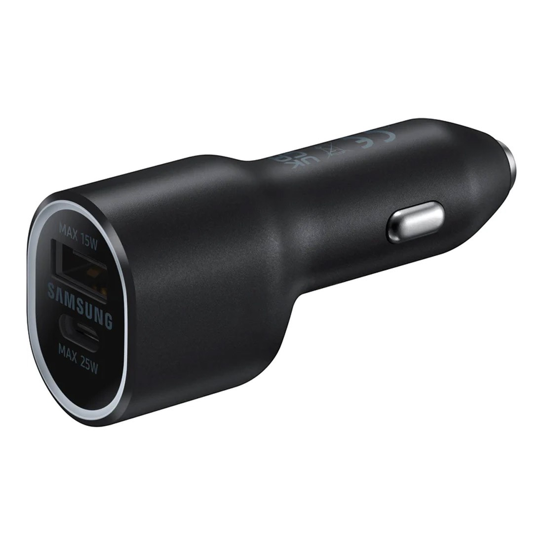 Samsung 40W Dual Port USB-C & USB-A Car Charger Black EP-L4020NBEGWW