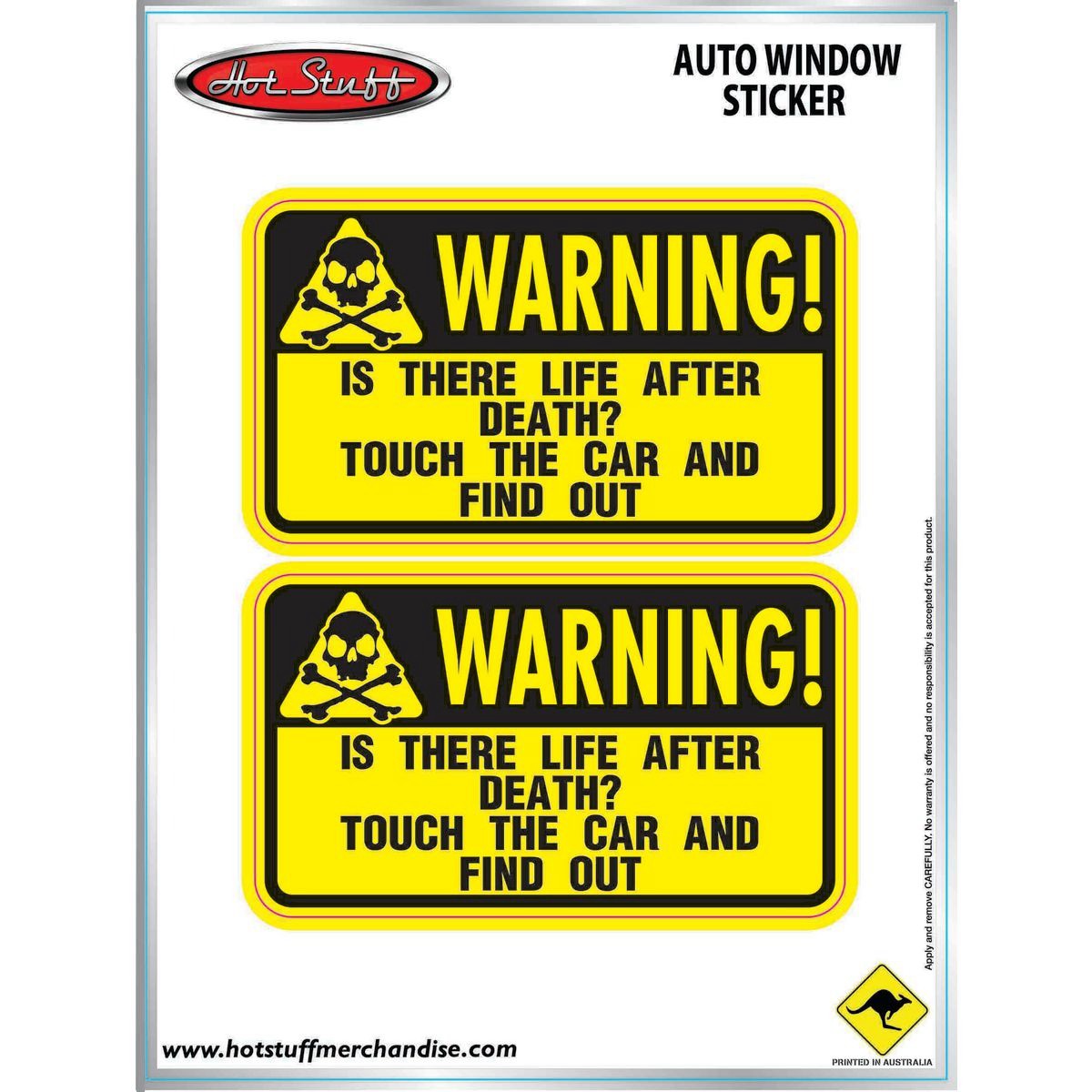 HotStuff Life After Death Decal - SH493 Auto