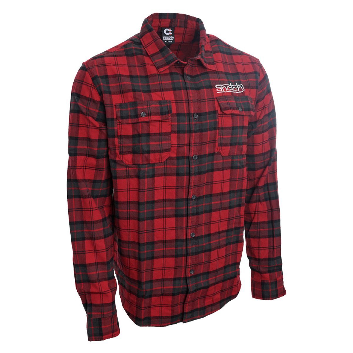 Snatch Sundown Checked Flannel Red - Adult XSmall Auto