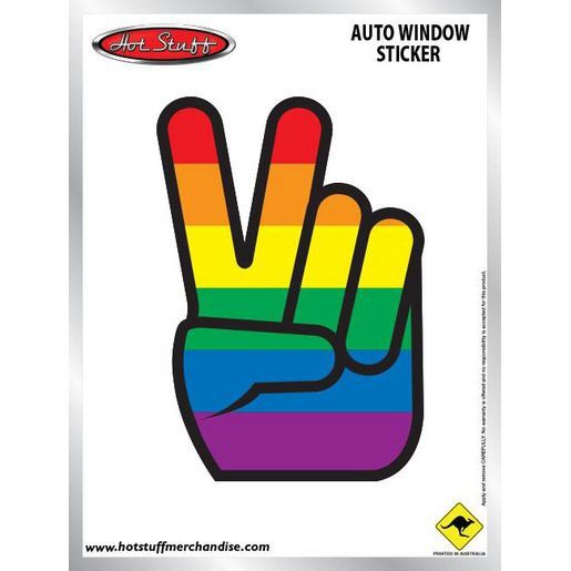 HotStuff Peach Finger Decal - SH527 Auto