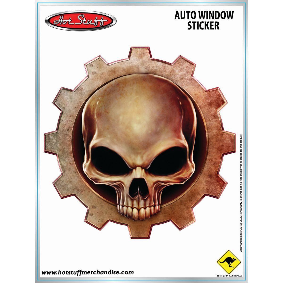 HotStuff Gear Skull Auto Sticker - SH704 Part