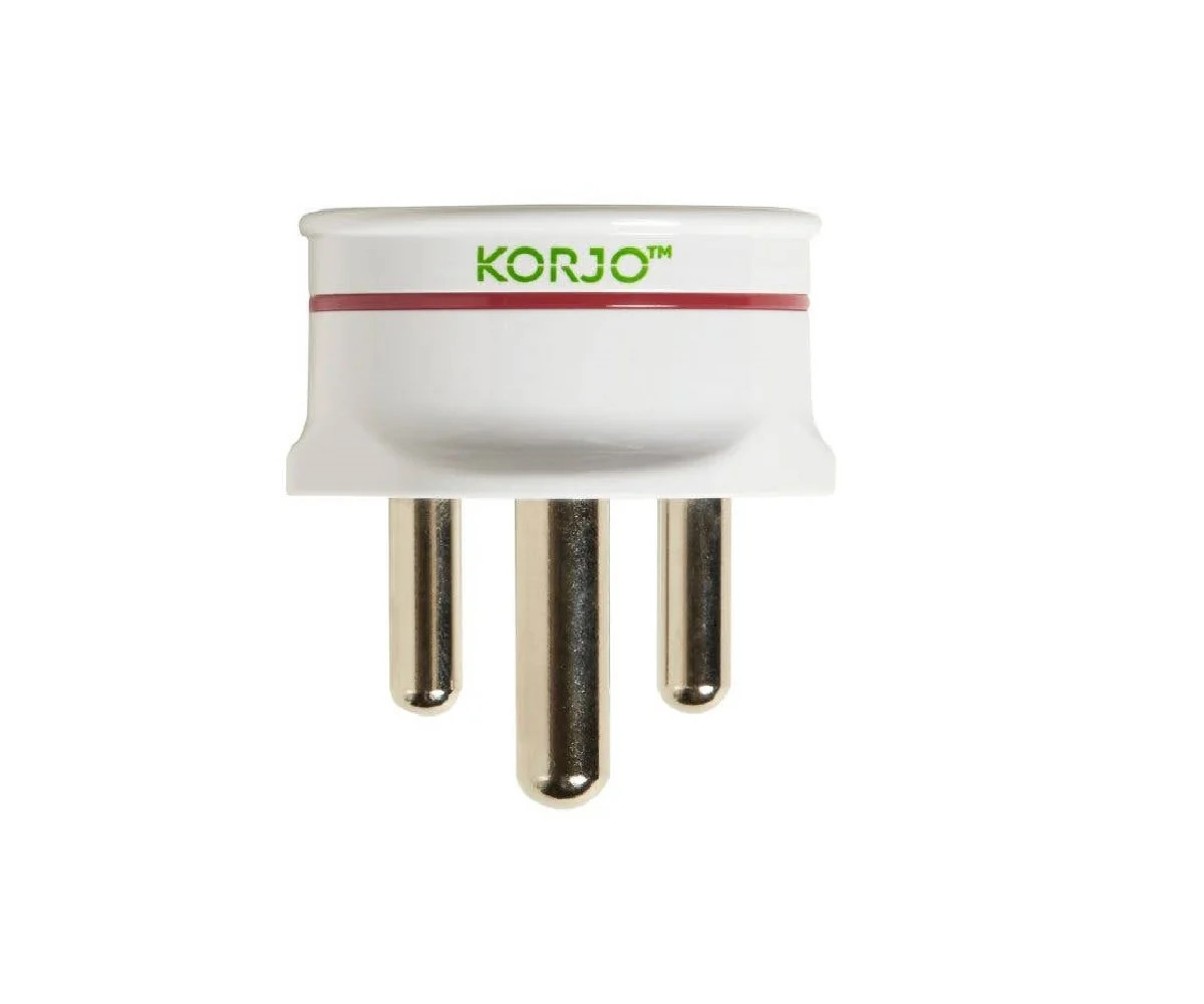 Korjo Adapter-South Africa KASI 2 Pin Plug Universal Step-Down Only