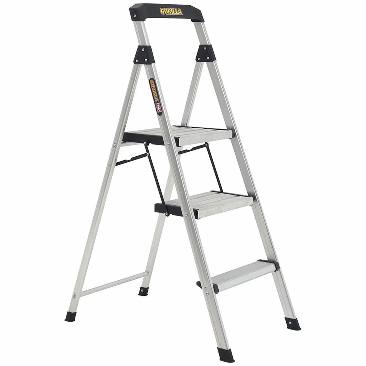 Gorilla GOR-3TT Three Step Aluminium Household Ladder Tool Tray 120kg