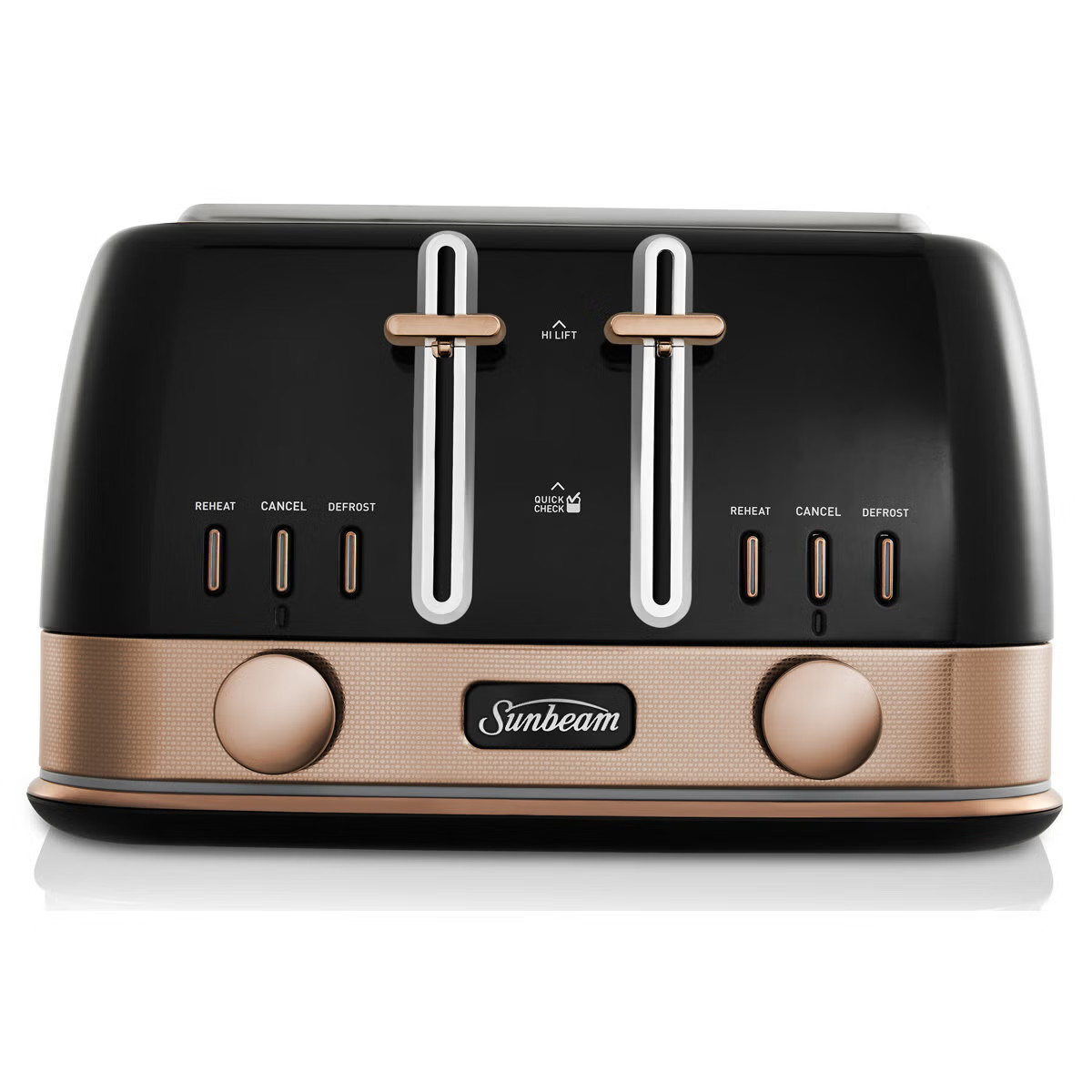 Sunbeam York Collection TA4440KB 4 Slice Toaster Black Bronze 1 Year