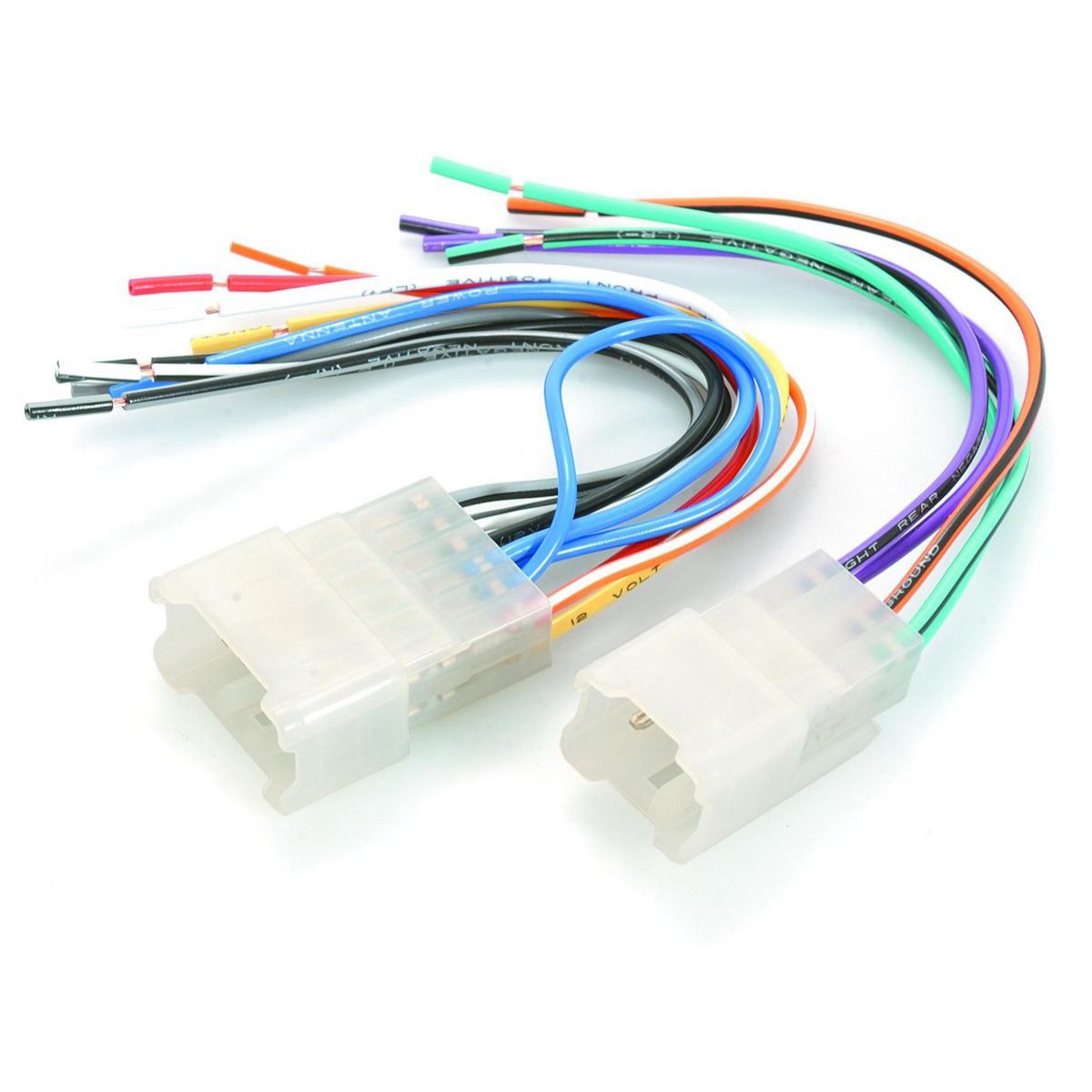 Aerpro Vehicle Specific Connectors to Bare Wire Harness for Toyota & Other Vehic