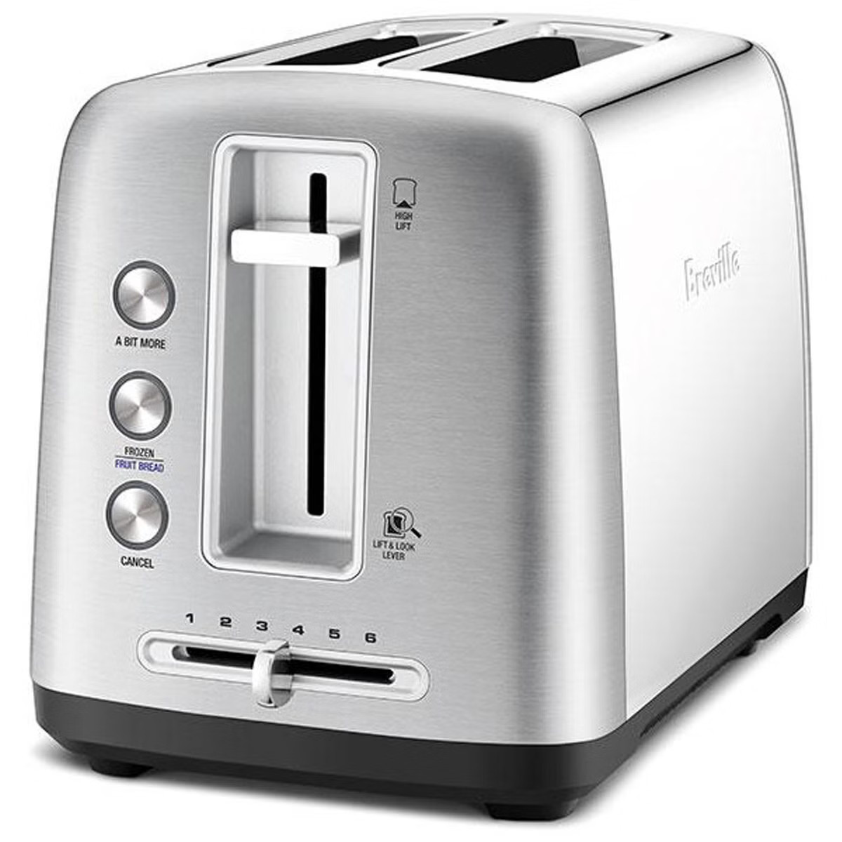 Breville the Toast Control 2 Slice Toaster LTA620BSS Small Kitchen Appliances