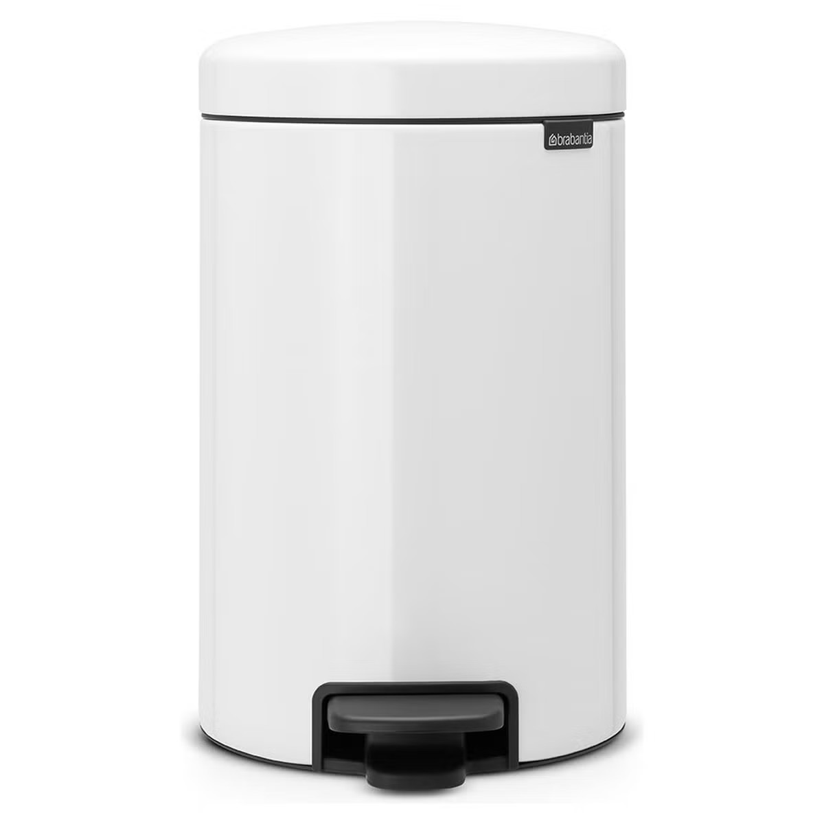 Brabantia NewICON 01808 12L White Pedal Bin Waste Rubbish Bins
