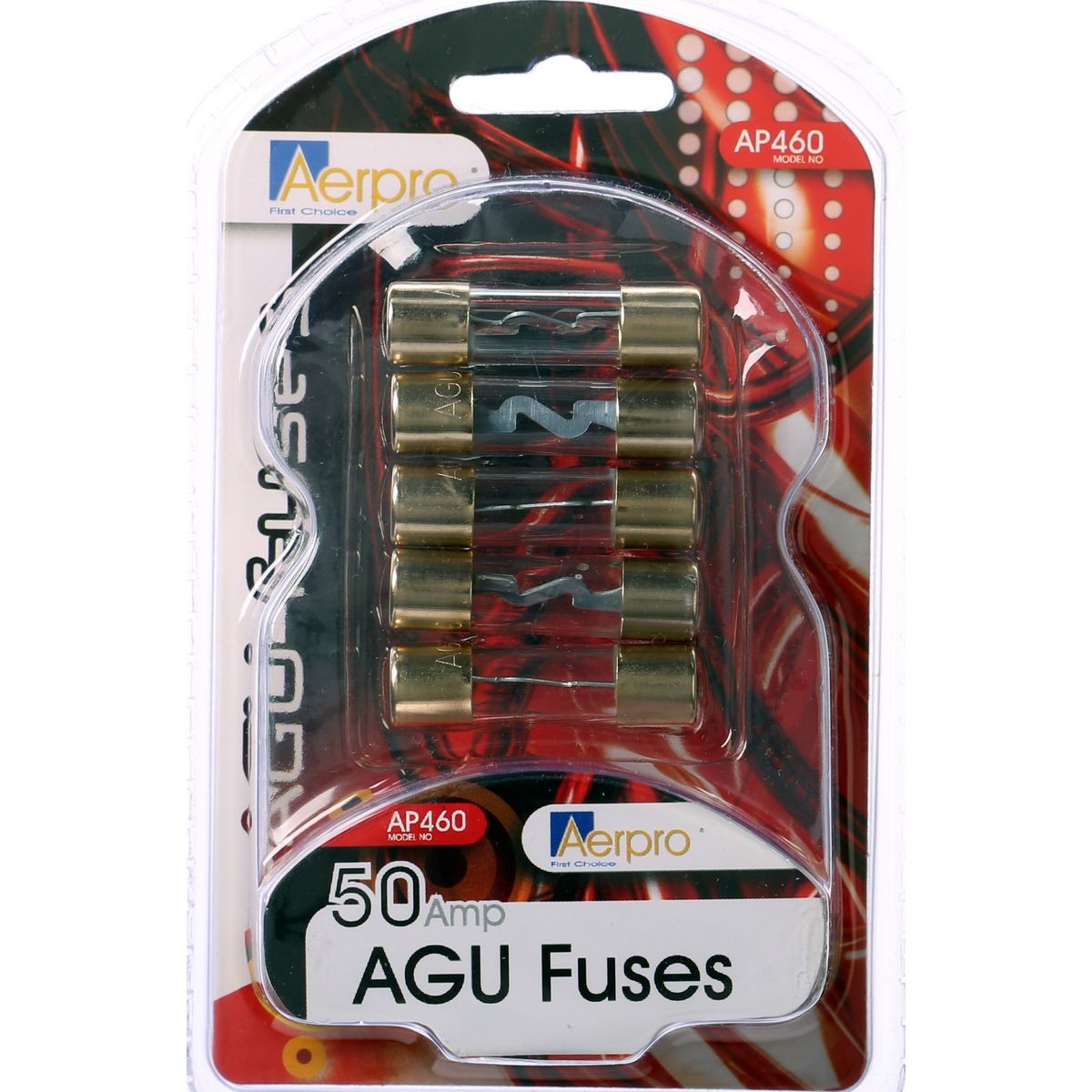 Aerpro Fuse Pack 1-50A 5pc - AP460 Car Wiring Adapter Auto Part