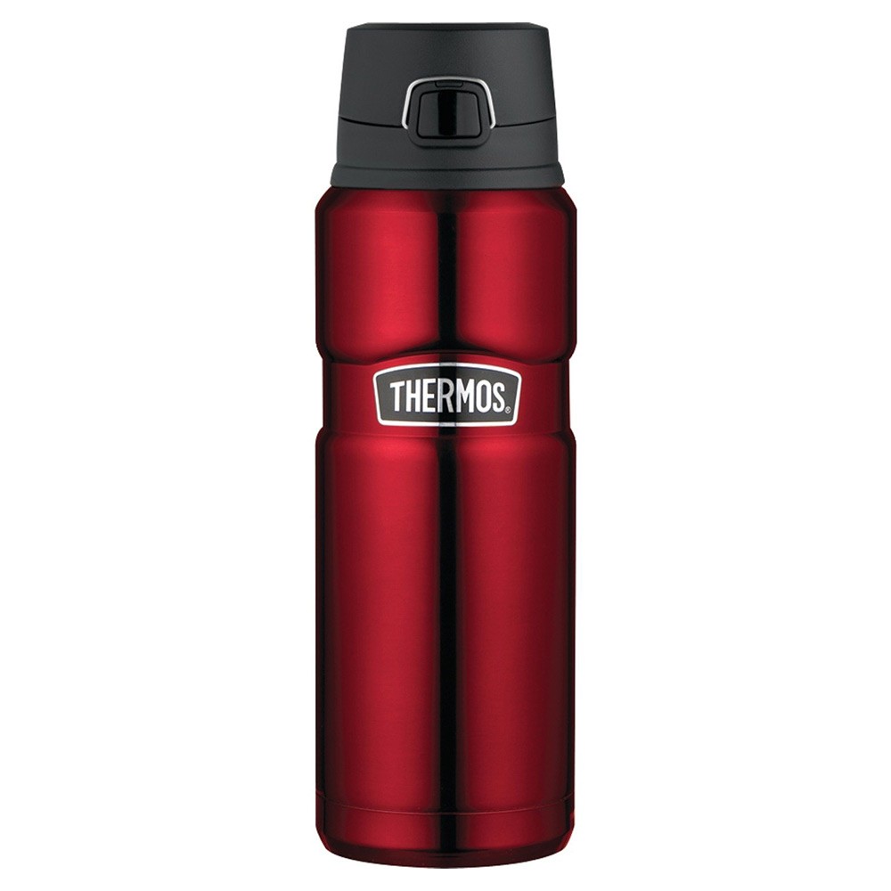 Thermos 482553 Stainless Steel Vacuum Bottle Red 710ml Travel Mugs & Flasks