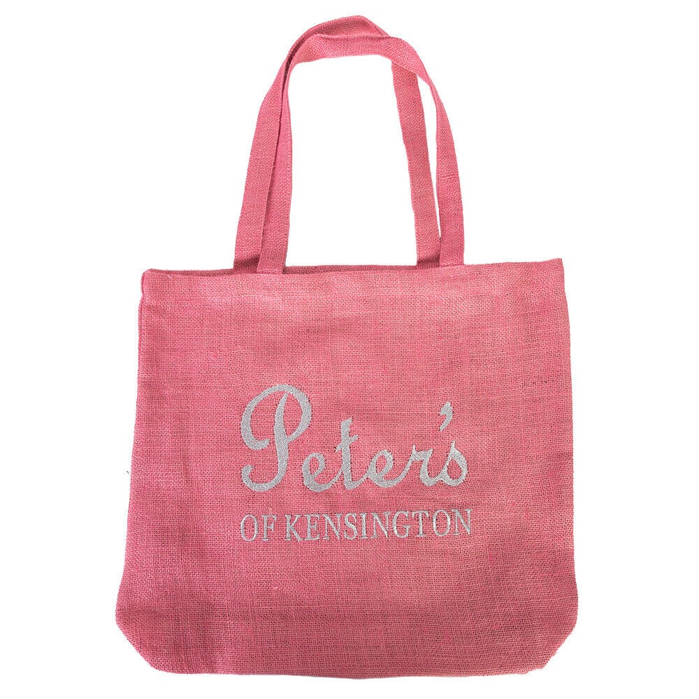 Peter s of Kensington Jute Tote Bag Pink 194174 Handbag Accessories Women