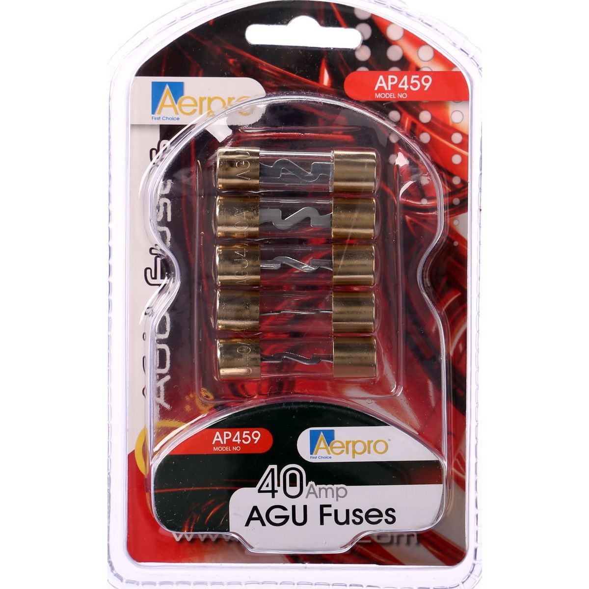 Aerpro Fuse Pack 40A 5pc - AP459 Car Wiring Adapter Auto Part
