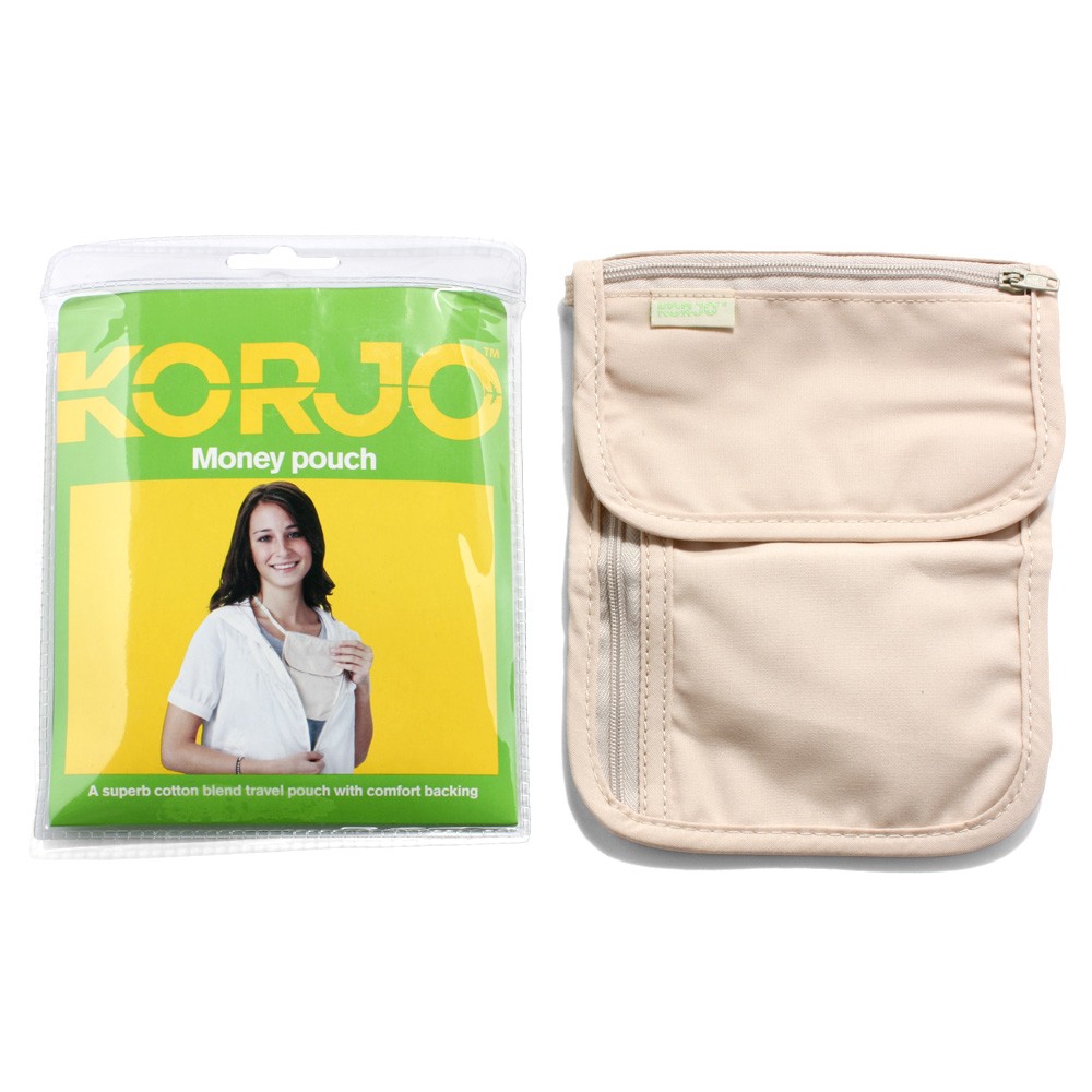 Korjo Money Pouch Polycotton 128234 Travel Accessories Money Belts