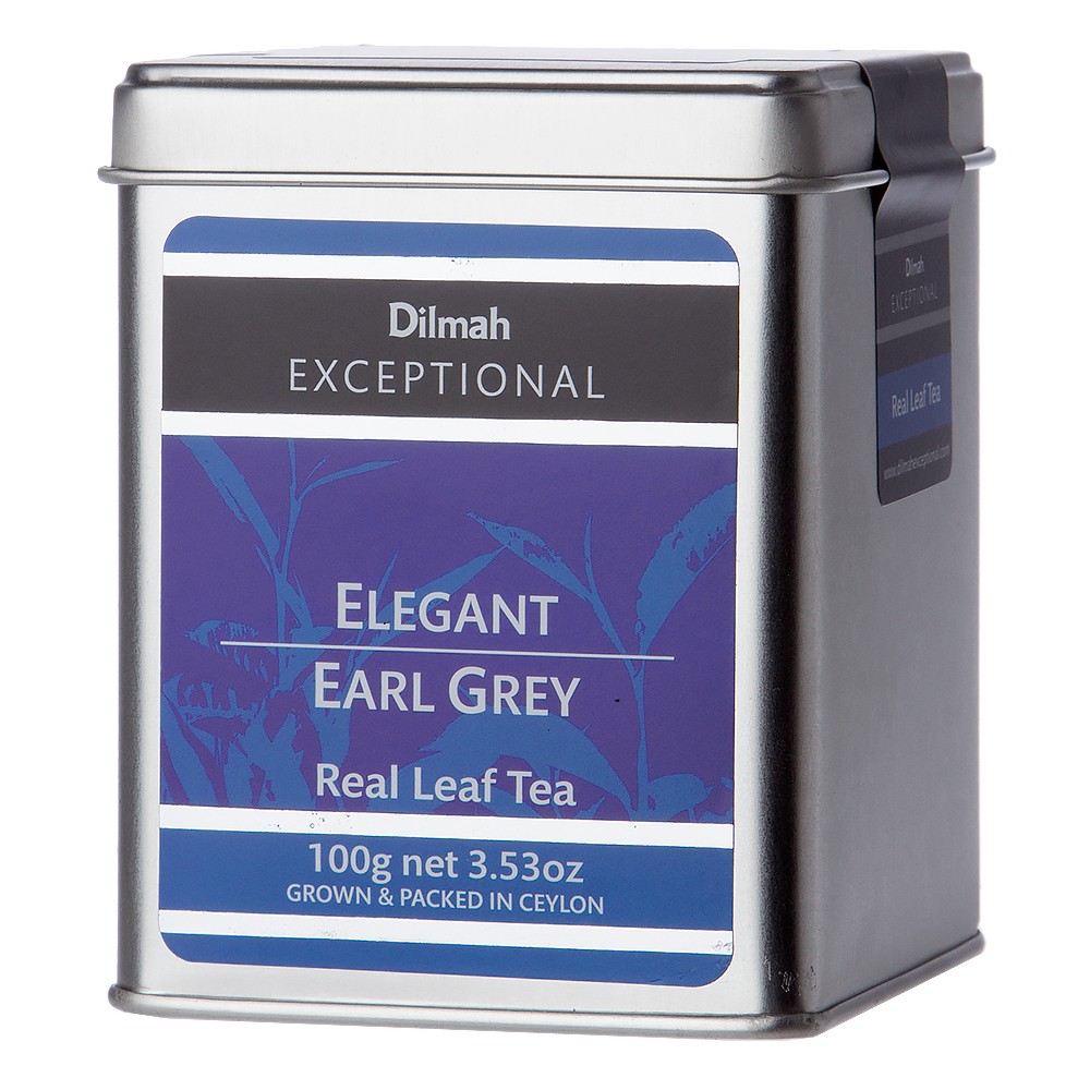 Dilmah Exceptional Elegant Earl Grey Tea Tin Caddy 100g 480708