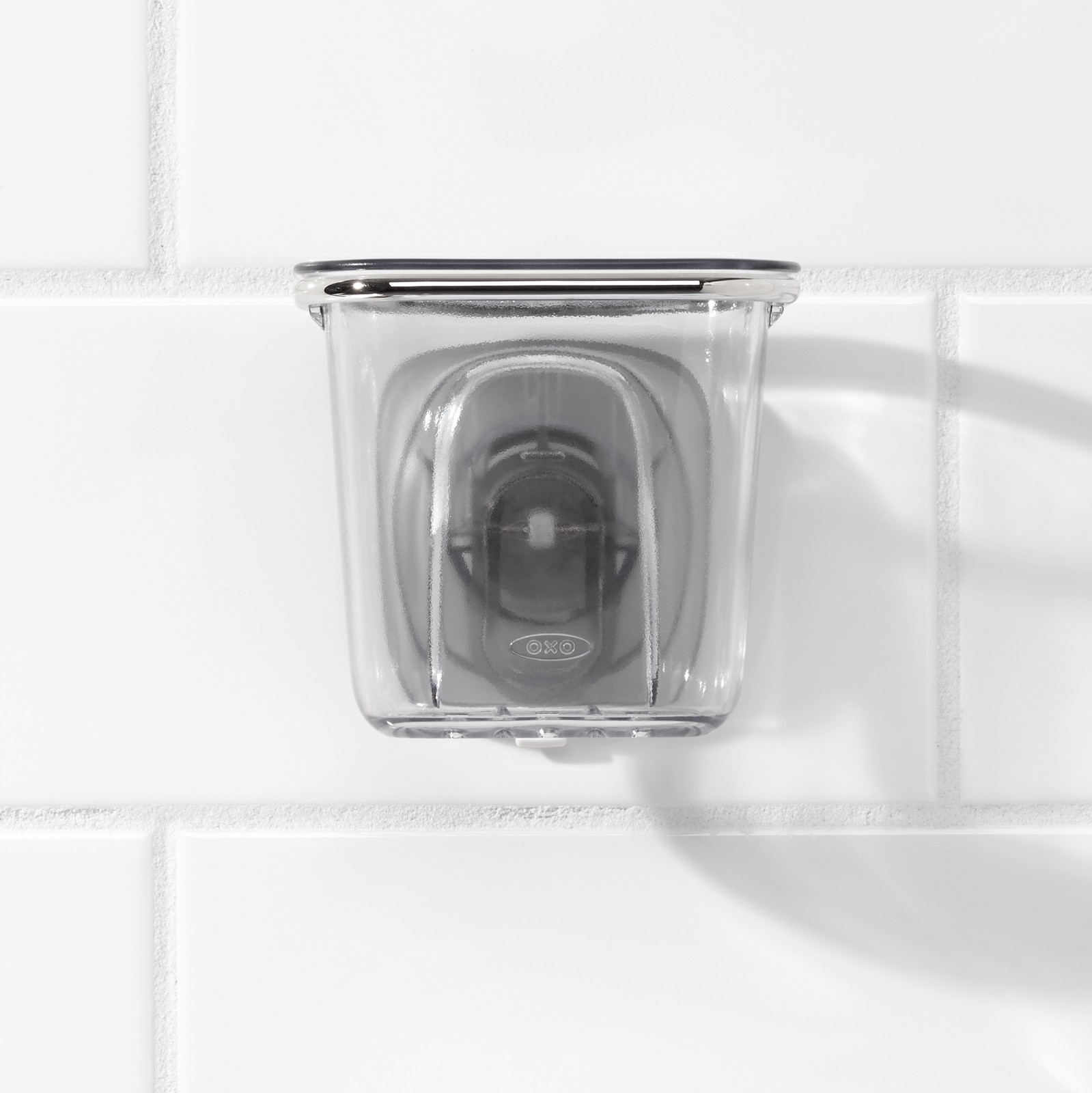 OXO Stronghold Suction Shower Accessories Cup Glass Stone 155196 Bathroom