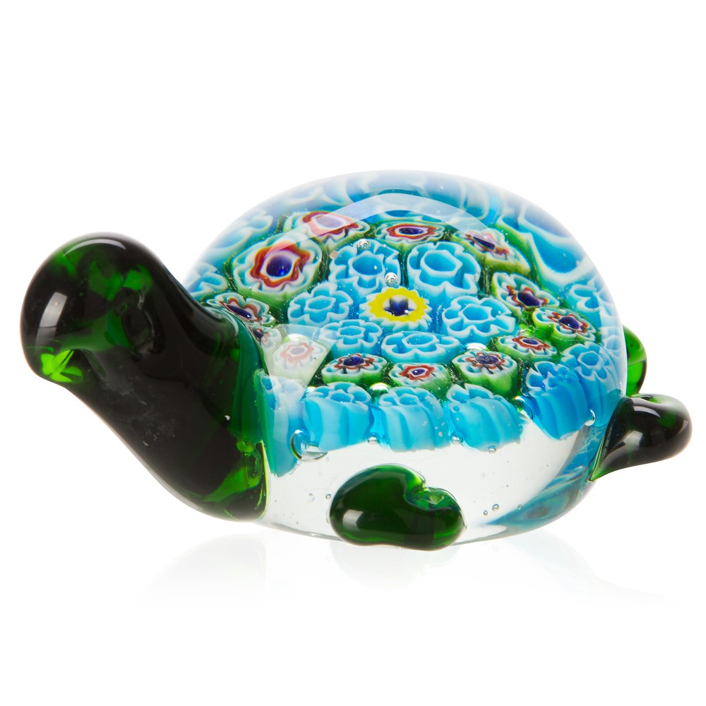 Zibo Turtle Ornament Glass Green 482560 More Decorative Pieces