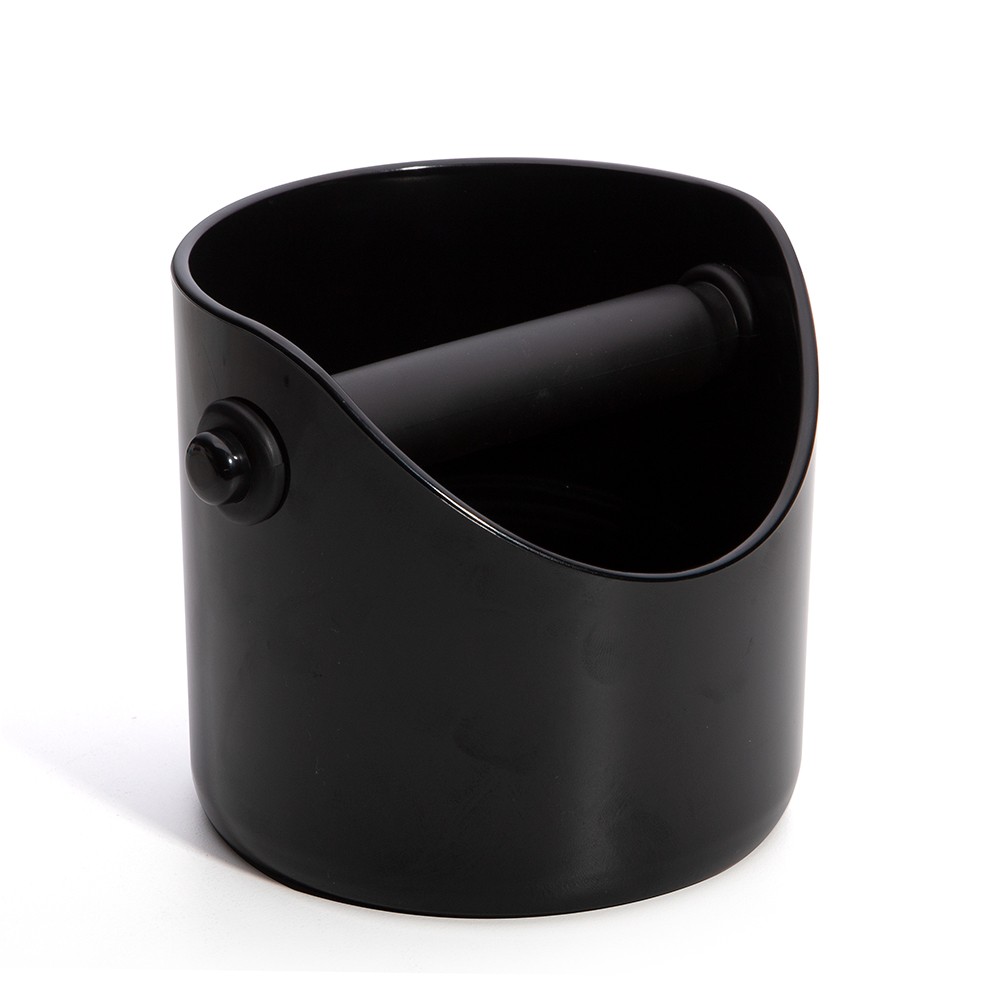 Dreamfarm Grindenstein Coffee Knockbox Bin Black Santoprene Rubber Steel