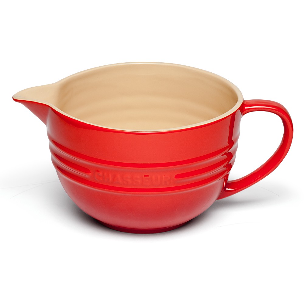 Chasseur La Cuisson Ceramic Mixing Jug Red 1.5L 462477 France
