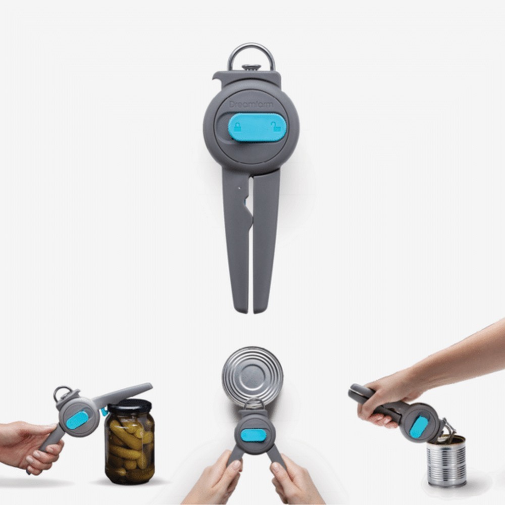 Dreamfarm Dopener Jar & Can Opener Black Steel 254900 Kitchen Gadgets