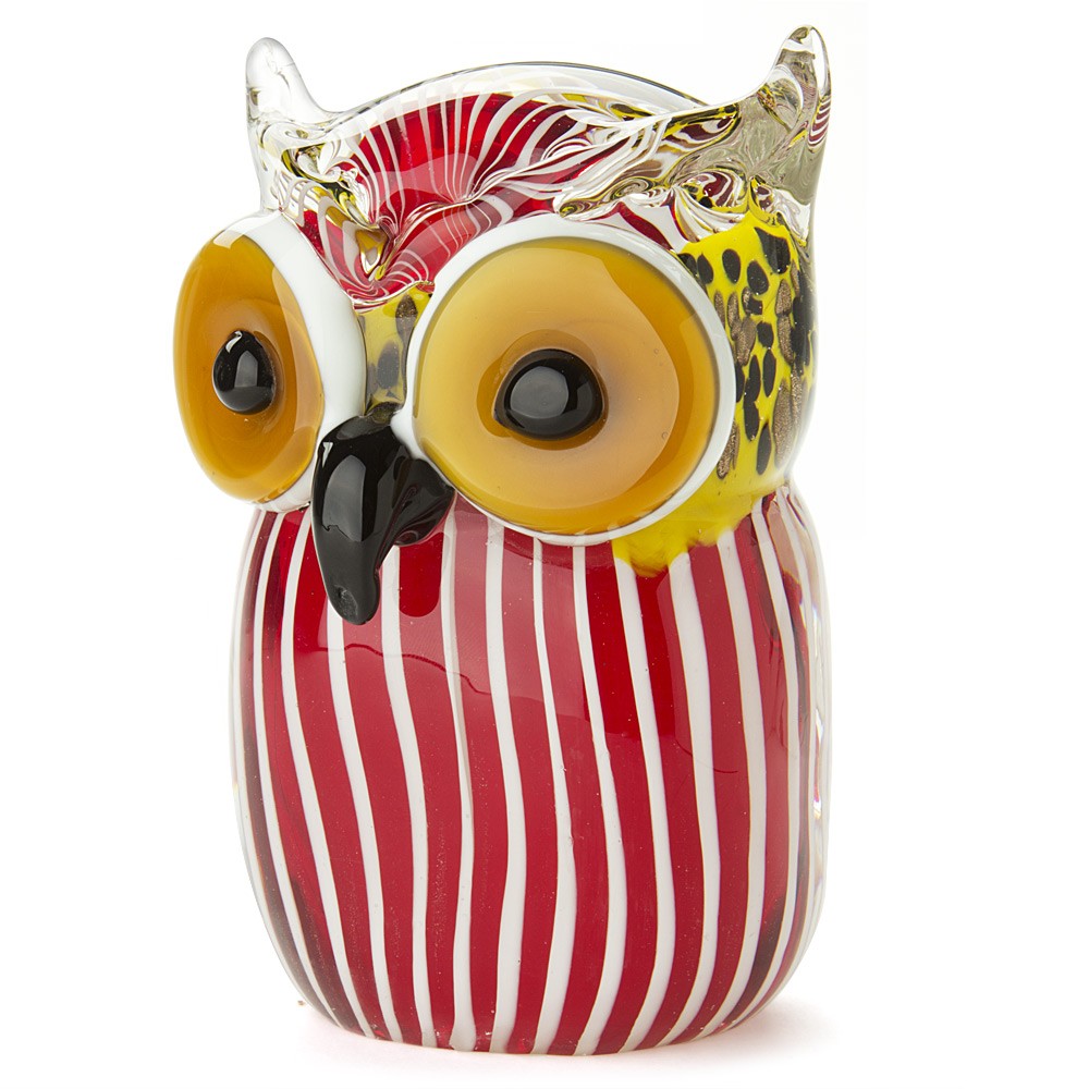 Zibo Ninox Owl Ornament Glass 895574 More Decorative Pieces