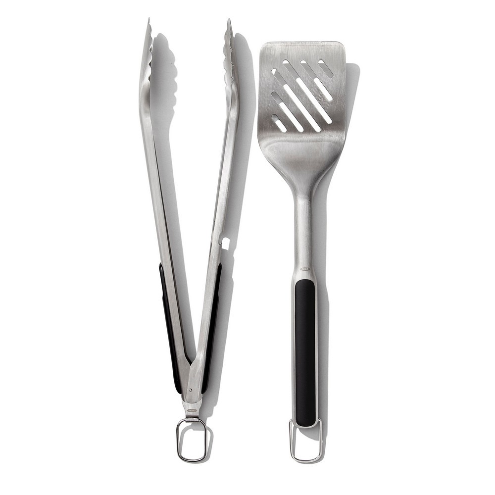OXO Stainless Steel Grilling Tongs & Turner Sets 155178 Kitchen Utensils