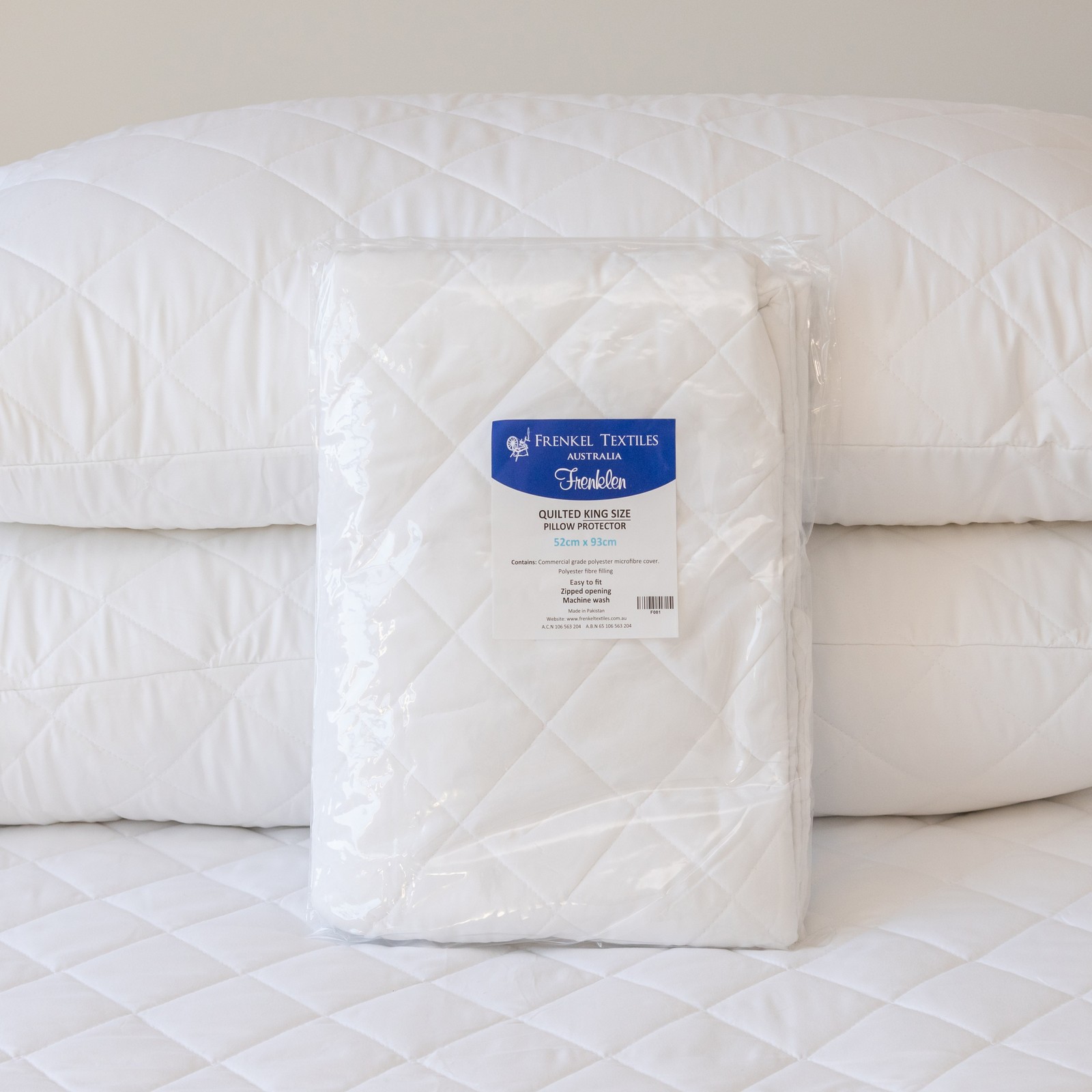 Frenkel King Pillow Protector Polyester 245314 Pillows & Pillowcases Bedding