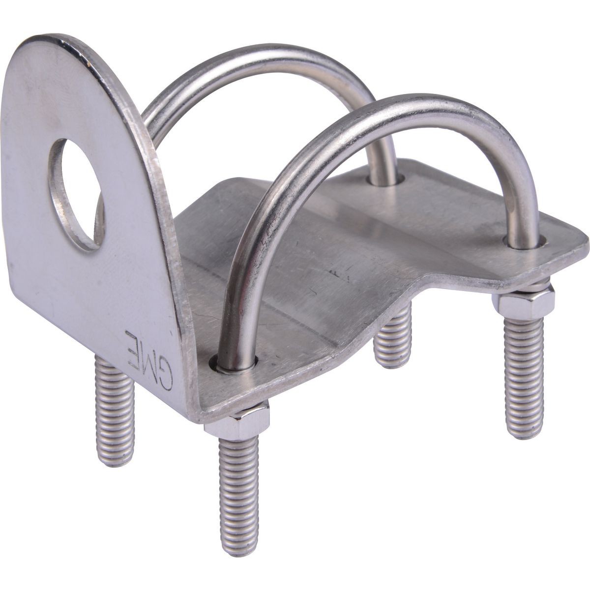 GME Right Angle Bull Bar Bracket Stainless Steel - MB024SS UHF Radio 4WD