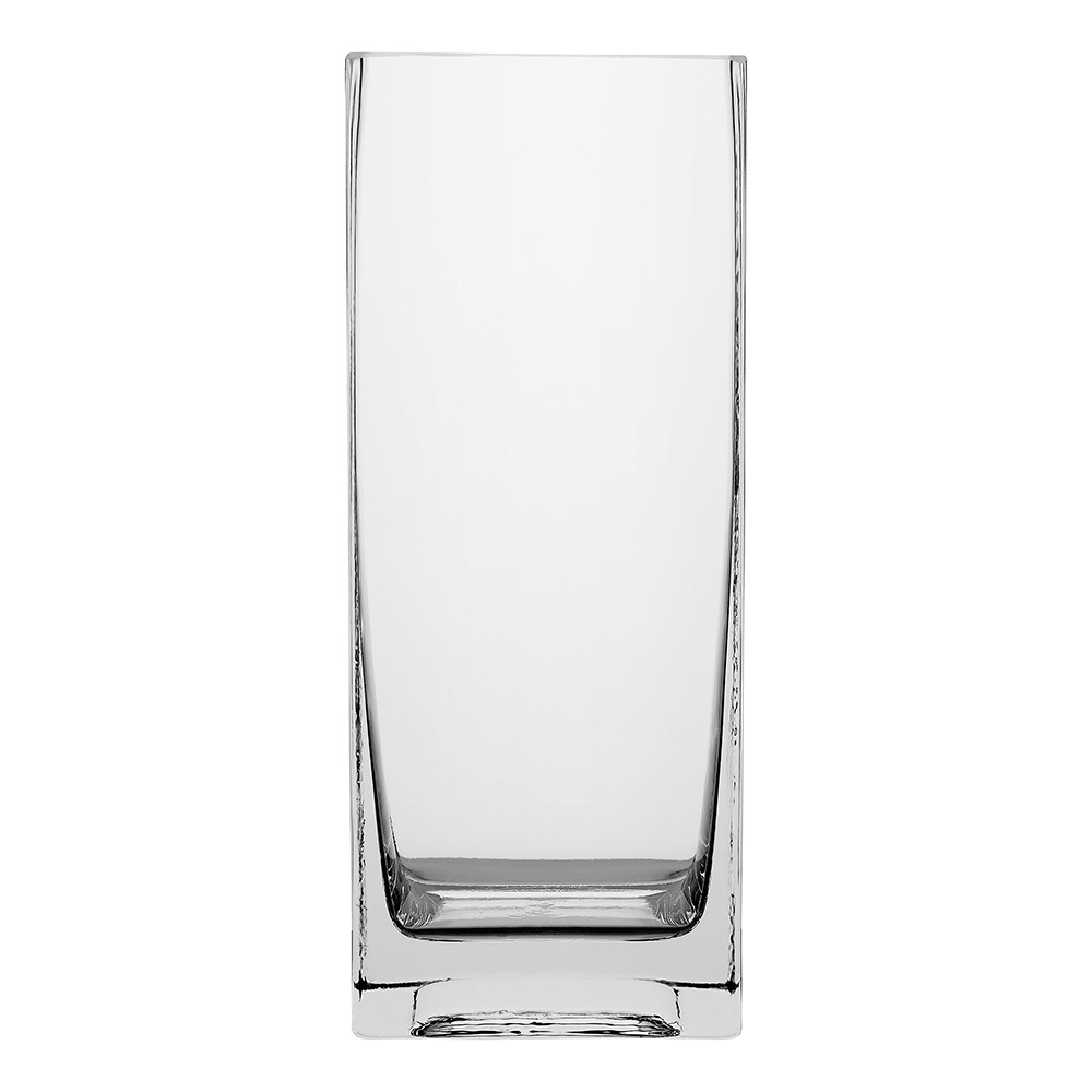 Ecology Fleur Square Glass Vase 25cm Lime 255704