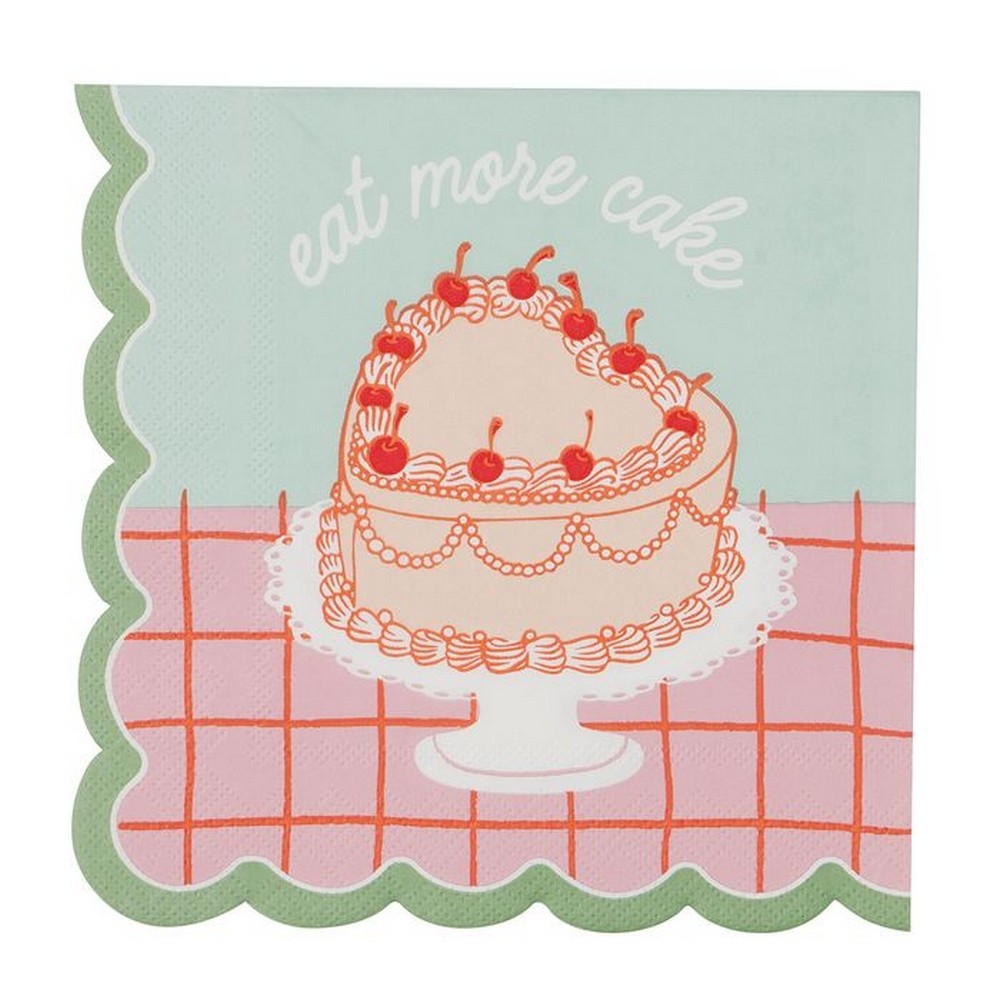 Coast To Coast Buttercream 3Ply Napkin Set Multicoloured 33x33cm 20pce 272698