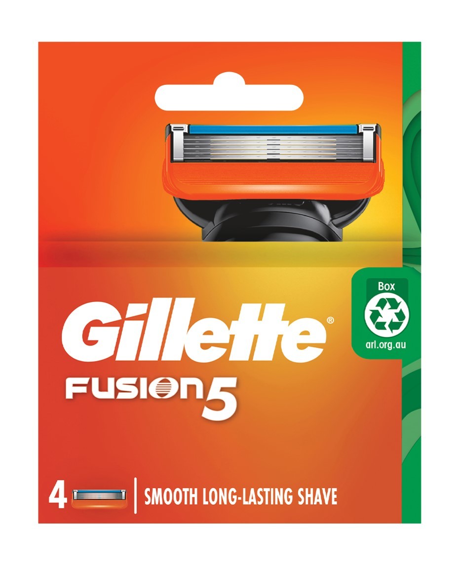 Gillette Fusion5 Razor Blades Refill 4 Pack 5 ANTIFRICTION BLADES Face