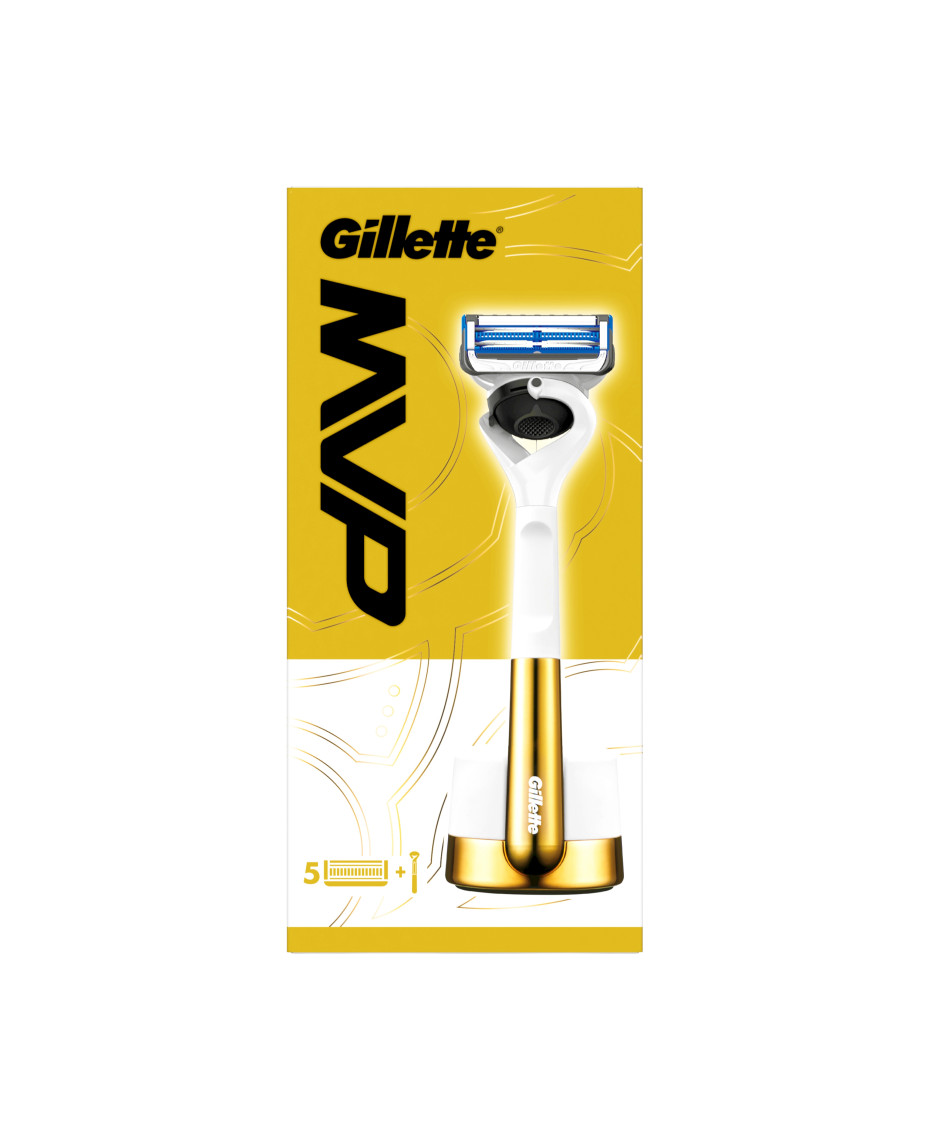 Gillette Mvp Skinguard Razor With Blades Refill 5 Pack SKNGRDMVP5UP