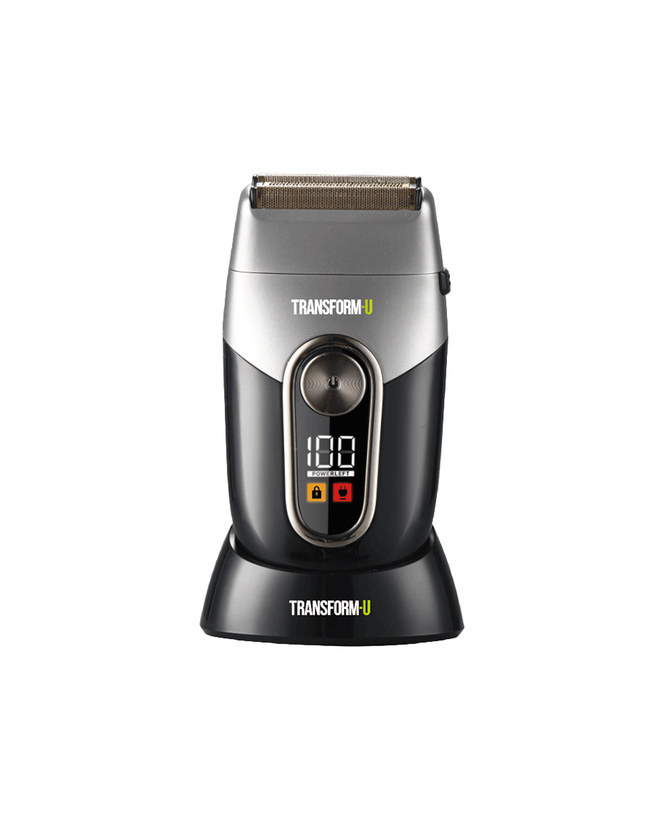 Transform-U MSTS-004 Titanium Electric Shaver Dual Titanium-Coated Foils
