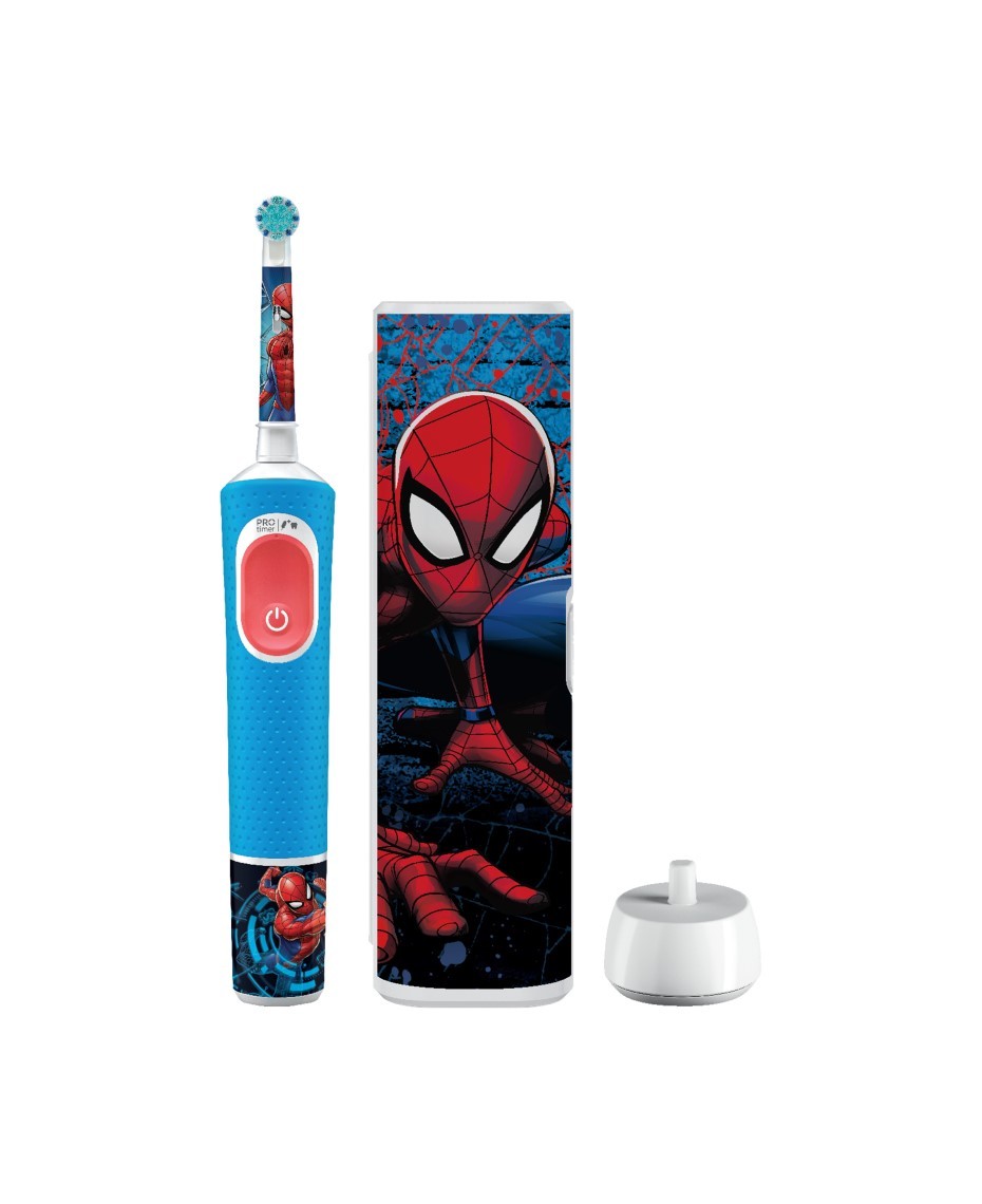 Oral-B Kids Pro 300 Marvel Spider-Man Electric Toothbrush Rotating Battery