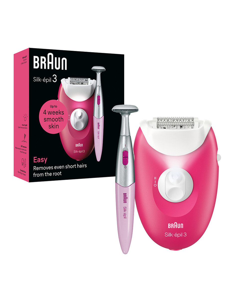 Braun Silk-pil 3 Corded Epilator Bikini Trimmer SE3-202 0.34 kg