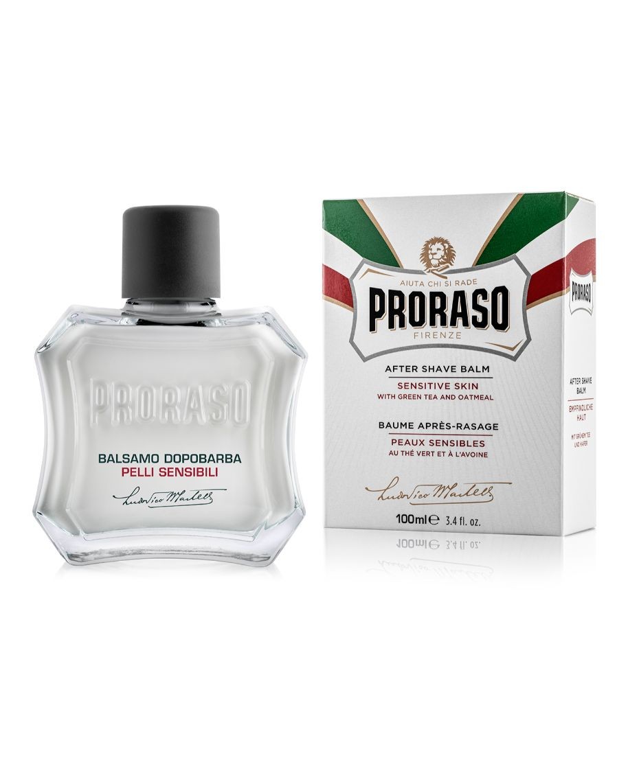 Proraso Sensitive Aftershave Balm With Green Tea & Oatmeal-100Ml 400581