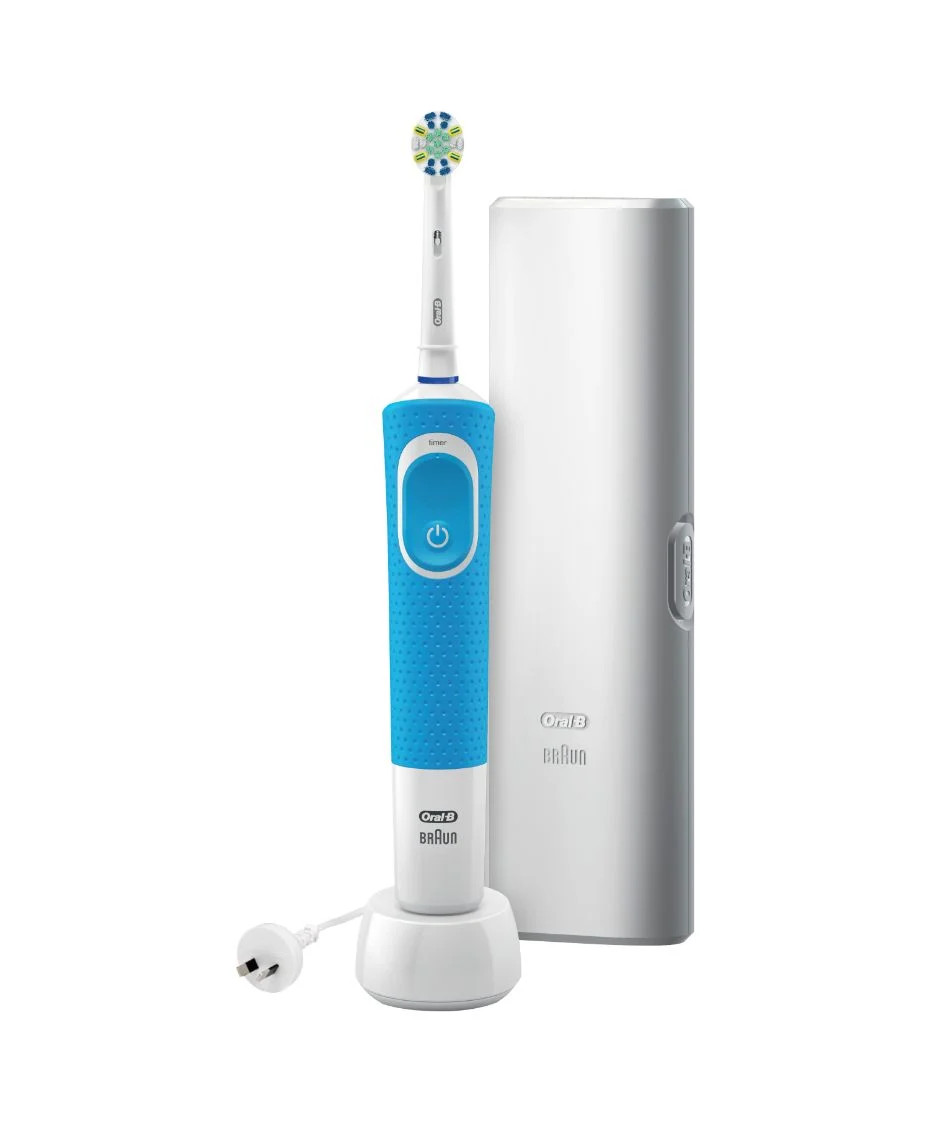 Oral-B Pro 100 Floss Action Rechargeable Electric Toothbrush Blue 82306055
