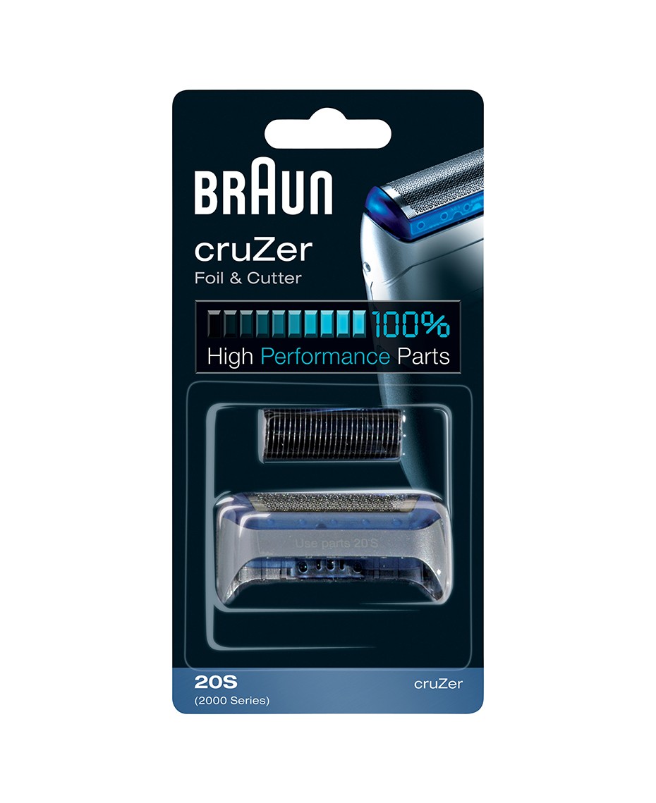 Braun Cruzer 20S Foil & Cutter Shaver Replacement Part 65733762 Accessories