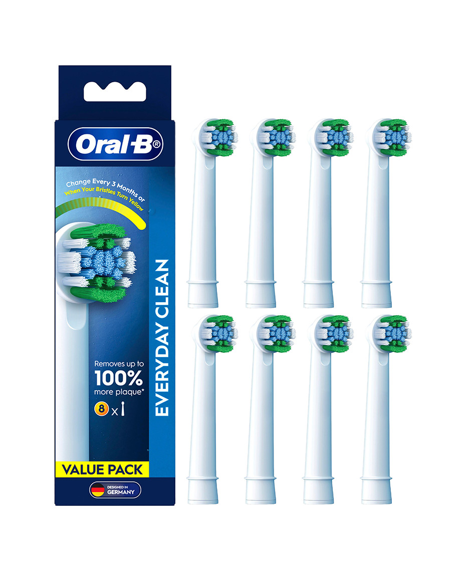 Oral-B EB20-8 Everyday Clean Electric Toothbrush Replacement Brush Heads 8 Pack
