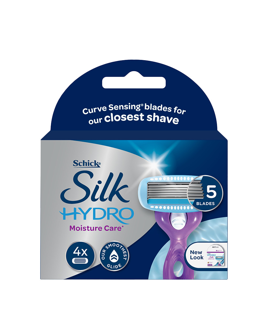 Schick Silk Hydro Blade Refills 4 Pack Women W301064800 Razor Blades