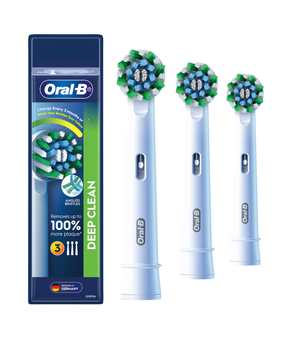 Oral-B EB50-3 Deep Clean Crossaction Toothbrush Replacement Head Refills 3 Pack