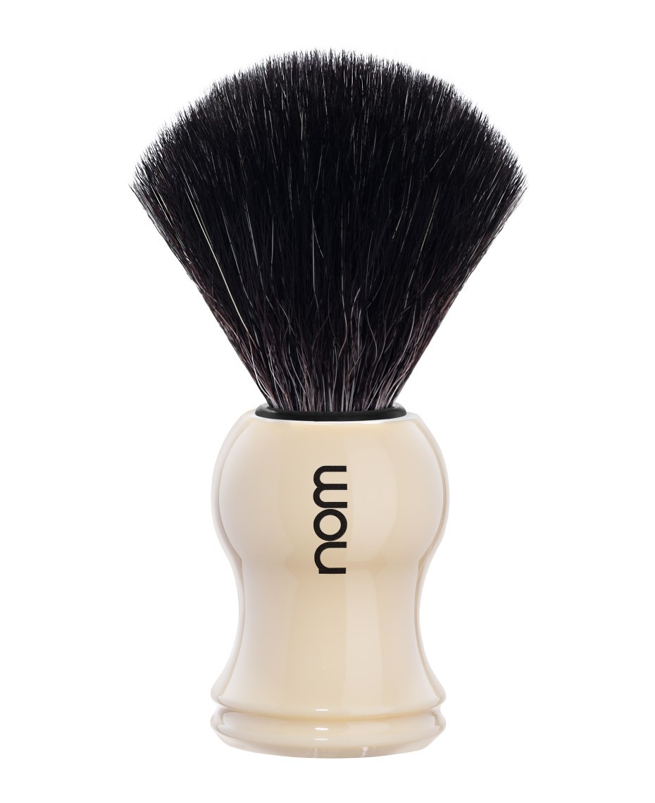 Muhle Nom Gustav Black Fibre Shaving Brush-Cream 99XGUSTAV21CR
