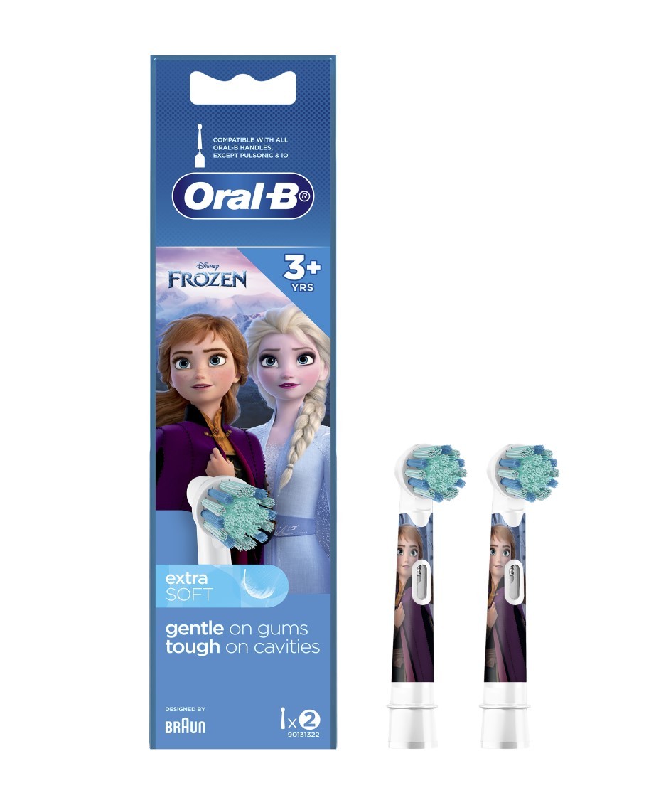 Oral-B Kids Disney Frozen EB10FROZ 2PK Stages Power Replacement Brush Heads