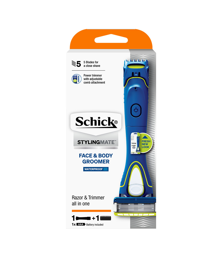 Schick Styling Mate Trimmer & Razor W300850600 Men&apos Razors Shaving