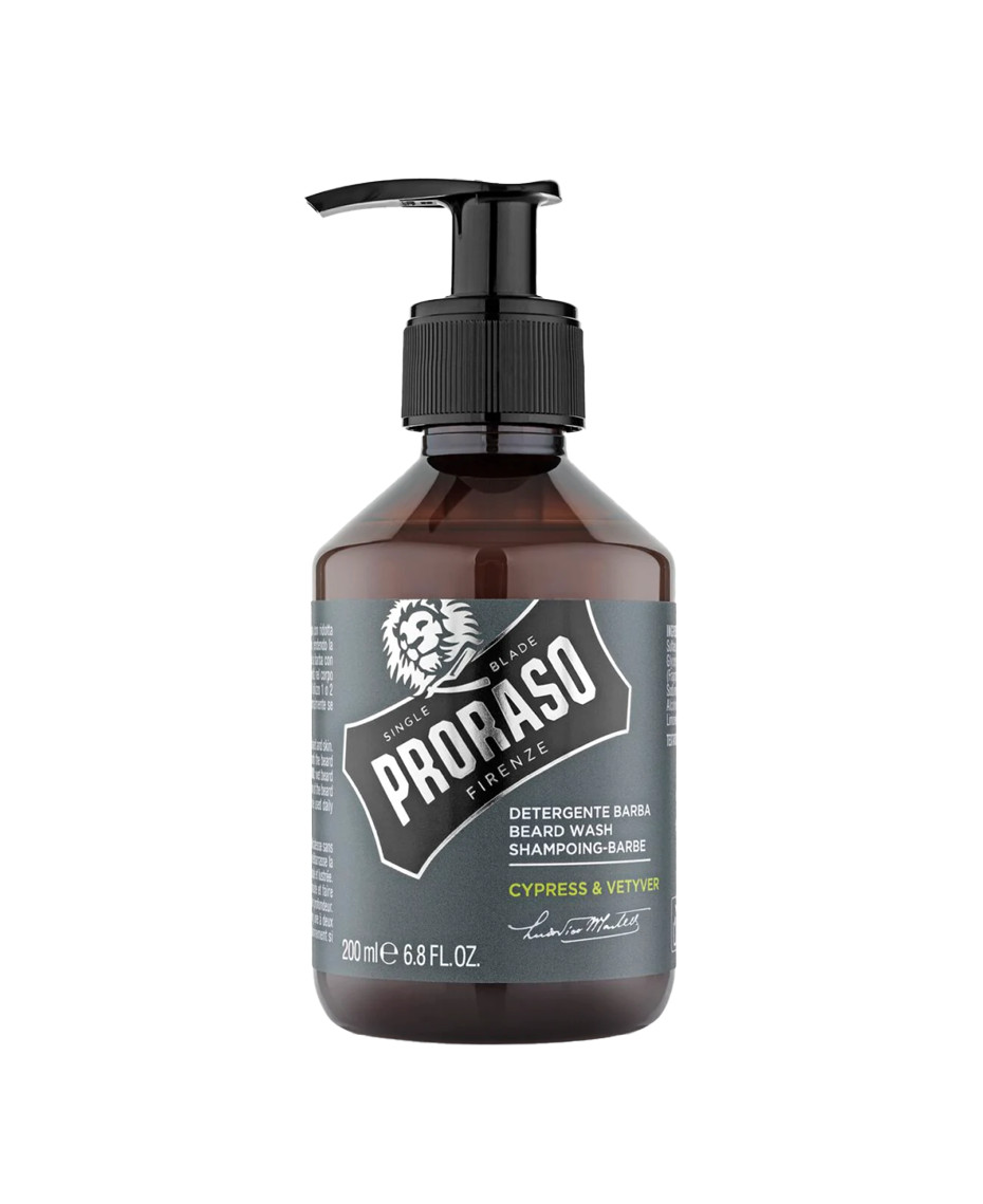 Proraso Beard Wash Cypress & Vetyver-200Ml 400752 Hair Care Styling