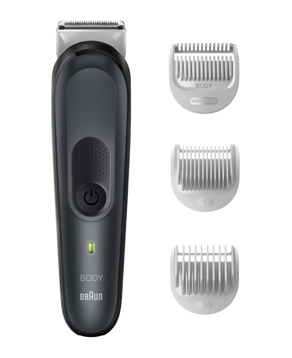 Braun Series 3 BG3340 Body Groomer Trimmer With 3 Attachments Battery